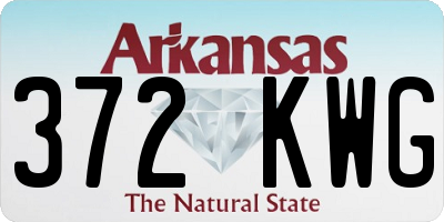 AR license plate 372KWG