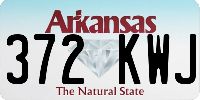 AR license plate 372KWJ