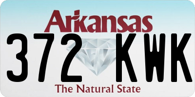 AR license plate 372KWK