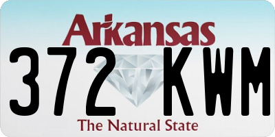 AR license plate 372KWM