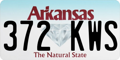AR license plate 372KWS