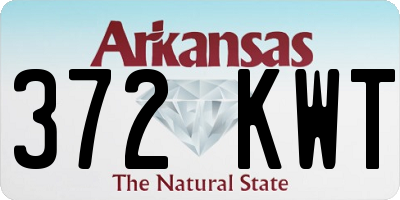 AR license plate 372KWT