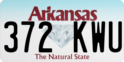 AR license plate 372KWU