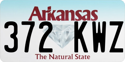 AR license plate 372KWZ