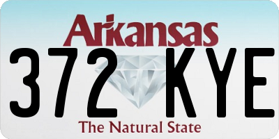 AR license plate 372KYE