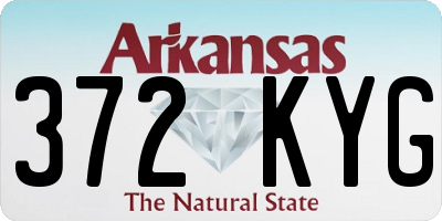 AR license plate 372KYG