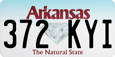 AR license plate 372KYI