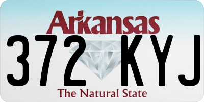 AR license plate 372KYJ