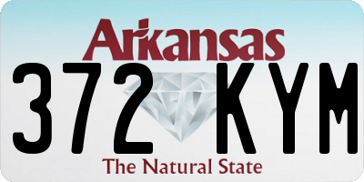AR license plate 372KYM