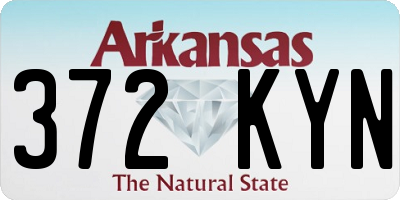 AR license plate 372KYN
