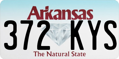 AR license plate 372KYS