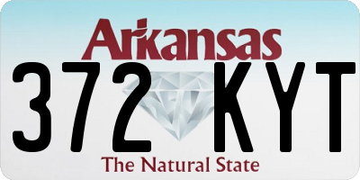 AR license plate 372KYT