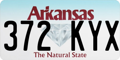 AR license plate 372KYX