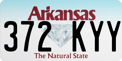 AR license plate 372KYY