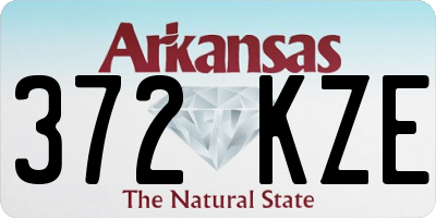 AR license plate 372KZE