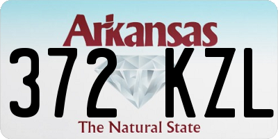 AR license plate 372KZL