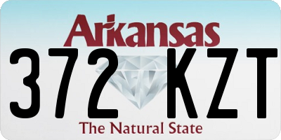 AR license plate 372KZT