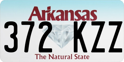 AR license plate 372KZZ