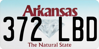 AR license plate 372LBD