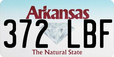 AR license plate 372LBF