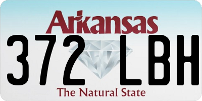 AR license plate 372LBH
