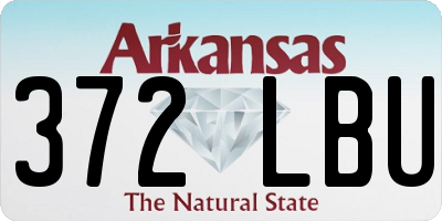 AR license plate 372LBU