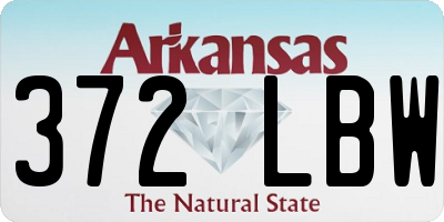 AR license plate 372LBW