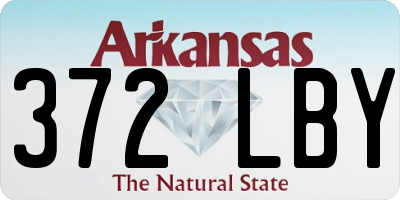 AR license plate 372LBY