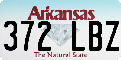 AR license plate 372LBZ