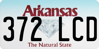 AR license plate 372LCD