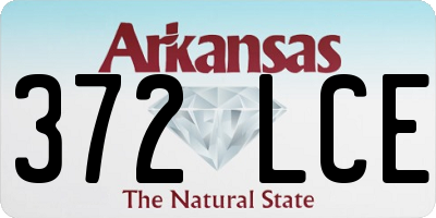 AR license plate 372LCE