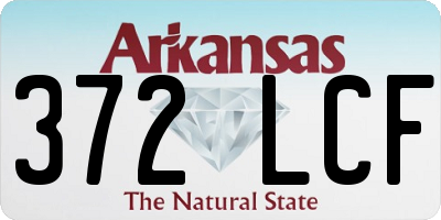 AR license plate 372LCF