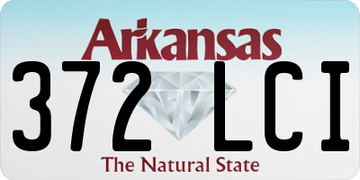 AR license plate 372LCI