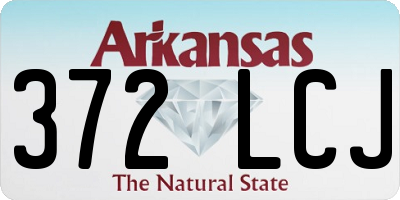 AR license plate 372LCJ