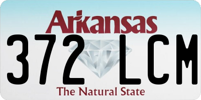 AR license plate 372LCM