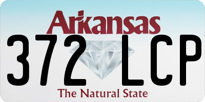 AR license plate 372LCP