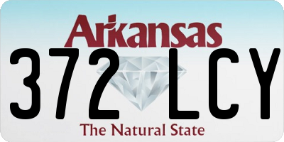 AR license plate 372LCY