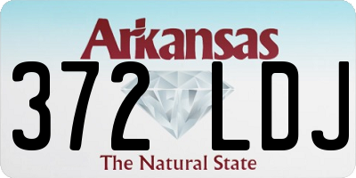 AR license plate 372LDJ