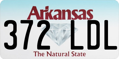 AR license plate 372LDL