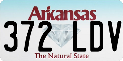AR license plate 372LDV