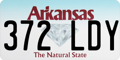 AR license plate 372LDY