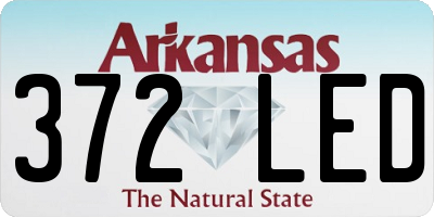 AR license plate 372LED