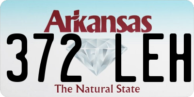 AR license plate 372LEH
