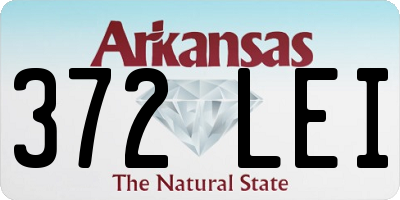 AR license plate 372LEI