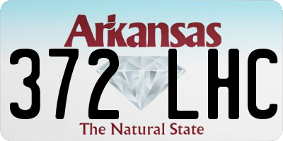 AR license plate 372LHC