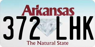 AR license plate 372LHK