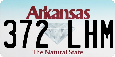 AR license plate 372LHM