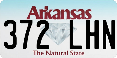 AR license plate 372LHN