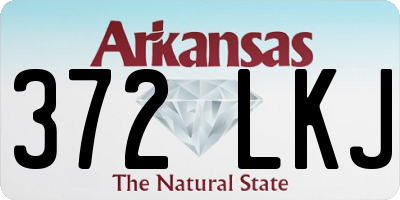 AR license plate 372LKJ