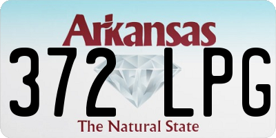 AR license plate 372LPG